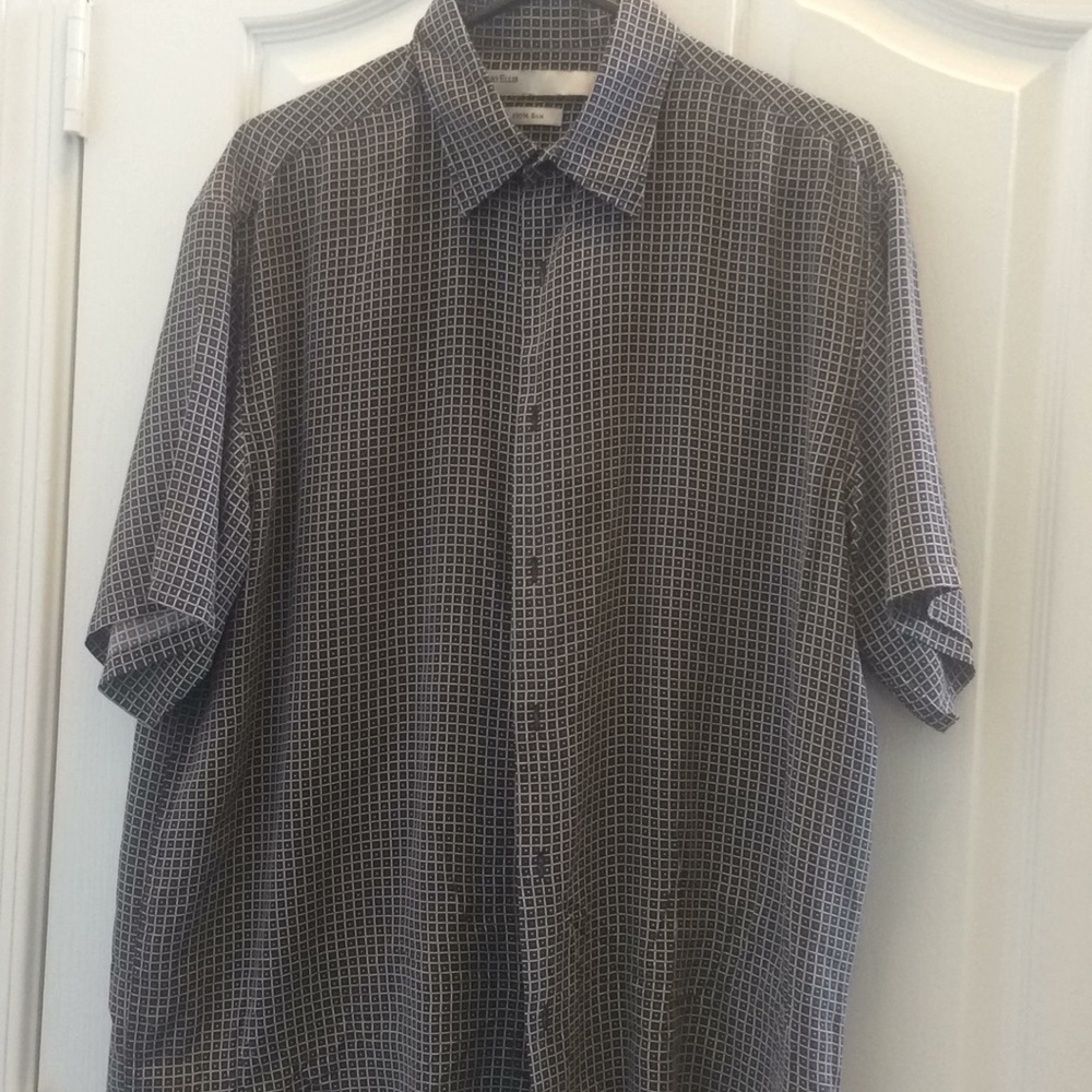 FINAL MARKDOWN Men’s perry Ellis silk sport shirt large